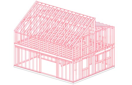 Structuri case din lemn