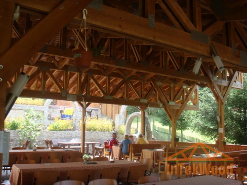 Terase cu structuri din lemn InTekWood